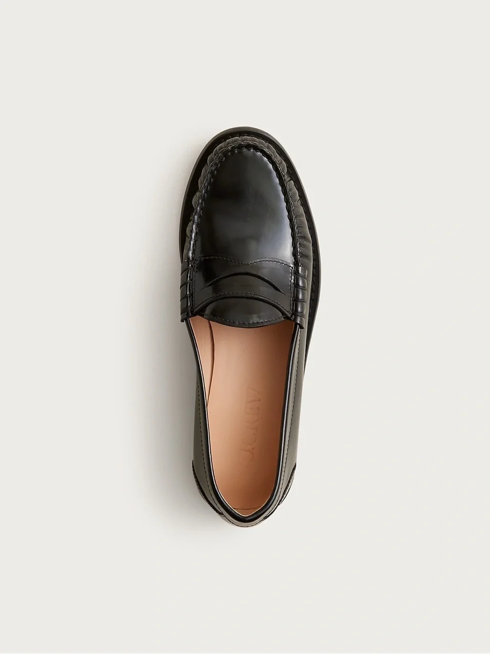 J. Crew New Winona penny loafers Italian spazzolato leather Cocoa Berry Size 5